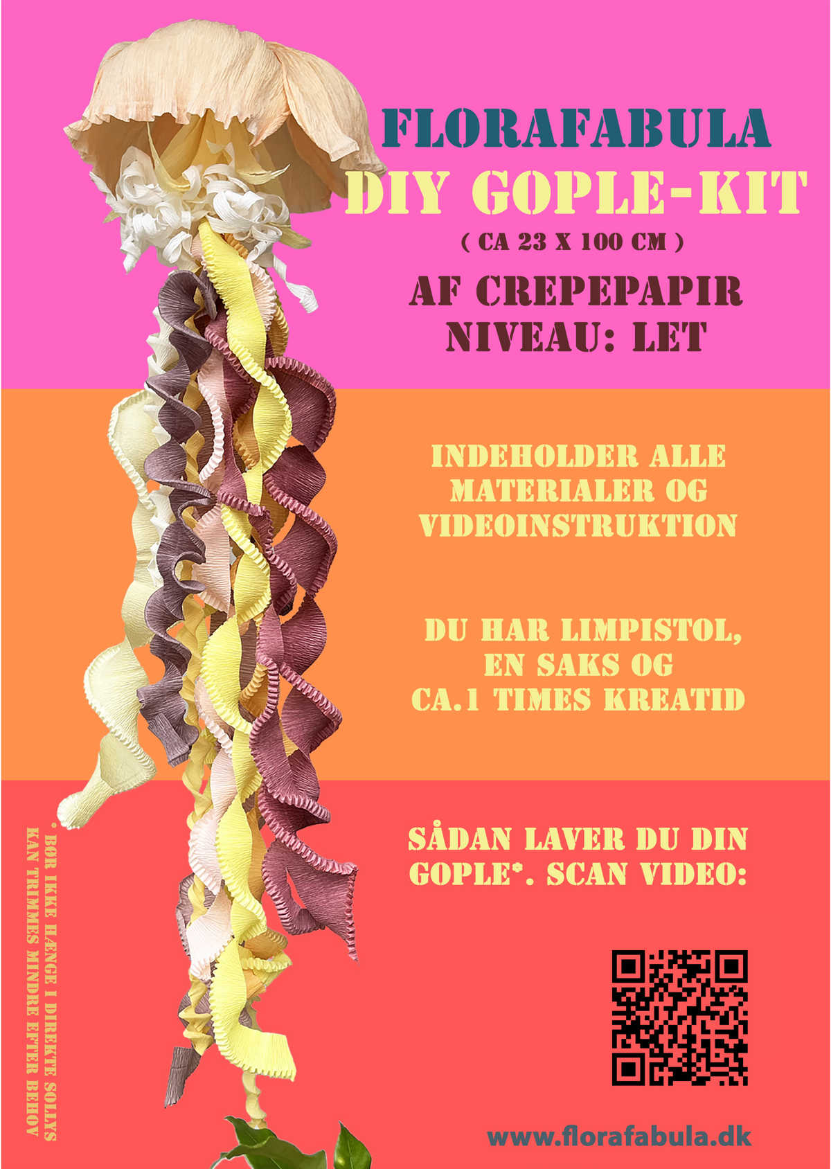 Stor gople, beige